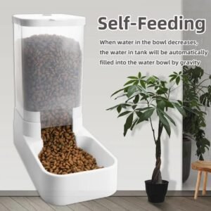 Gravity Pet Feeding and Drinking Set